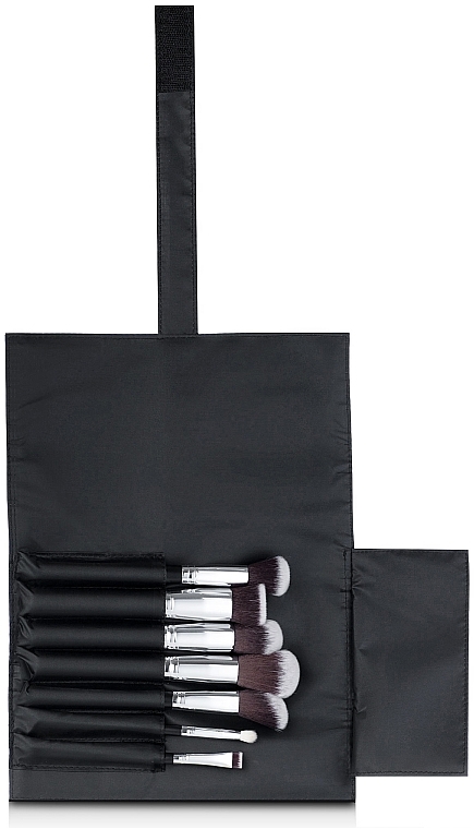 7-Piece Makeup Brush Case "Basic", black - MAKEUP — photo N3