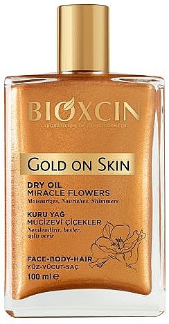 Skin & Hair Dry Oil - Bioxcin Gold On Skin Dry Oil — photo N1