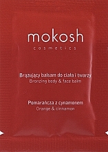 Orange & Cinnamon Body & Face Balm - Mokosh Cosmetics Bronzing Body & Face Balm Orange & Cinnamon (sample) — photo N1