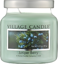 Fragrances, Perfumes, Cosmetics Juniper Scented Candle - Village Candle Juniper Berry