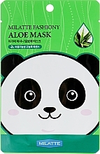 Fragrances, Perfumes, Cosmetics Sheet Face Mask with Aloe Extract - Milatte Fashiony Mask Sheet Aloe