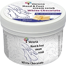 White Chocolate Protecting Hand & Nail Cream-Scrub - Verana Protective Hand & Foot Cream-scrub White Chocolate — photo N2
