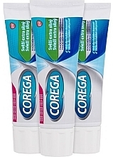 Set - Corega Extra Strong Fresh Mint Trio (fix/cr/3x40g) — photo N2