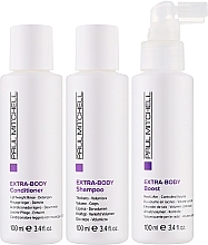 Set - Paul Mitchell Extra-Body Take Home (shmp/100ml+cond/100ml + boost/100ml) — photo N2