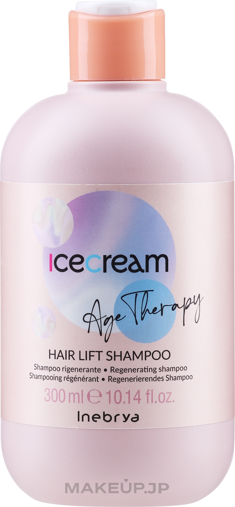 Regenerating Shampoo for Mature & Porous Hair - Inebrya Ice Cream Age Therapy Hair Lift Shampoo — photo 300 ml