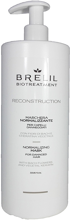 Deep Action Hair Mask - Brelil Bio Traitement Reconstruction Normalising Mask — photo N1