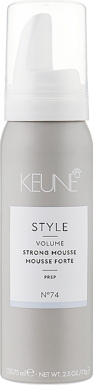 Strong Mousse #74 - Keune Style Strong Mousse Travel Size — photo N7