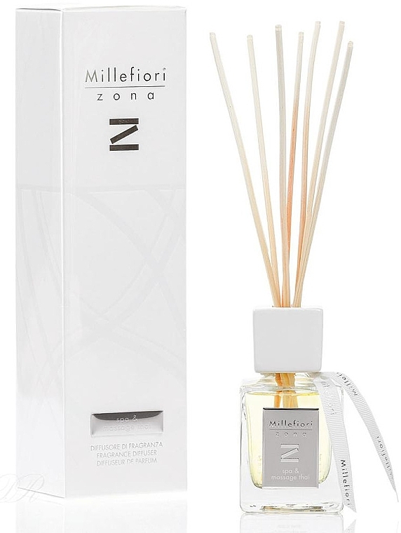 Reed Diffuser "Thai SPA & Massage" - Millefiori Milano Zona Spa & Massage Thai — photo N1