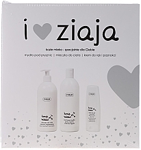 Fragrances, Perfumes, Cosmetics Set "Goat Milk" - Ziaja Goat's Milk (soap/500ml + b/lot/400ml + h/cr/80ml)