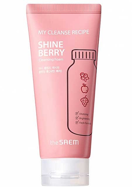 Cleansing Foam - The Saem My Cleanse Recipe Cleansing Foam-Shine Berry — photo N1