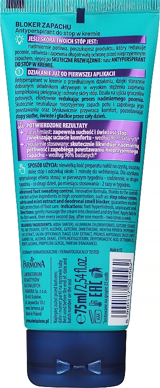 Foot Cream - Farmona Nivelazione Smell Blocker Foot Cream — photo N2