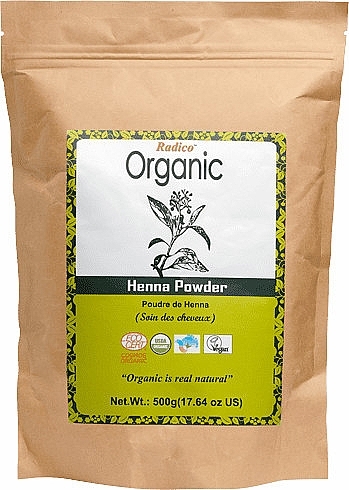 Organic Hair Henna - Radico Organic Henna Powder — photo N10