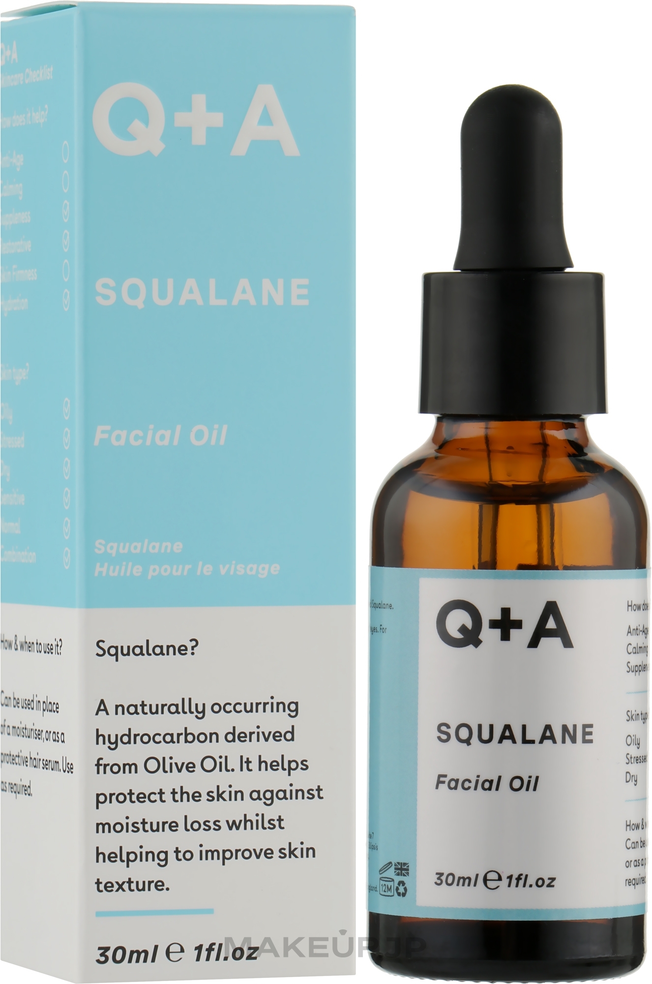 Squalane Facial Oil - Q+A Squalane Facial Oil — photo 30 ml
