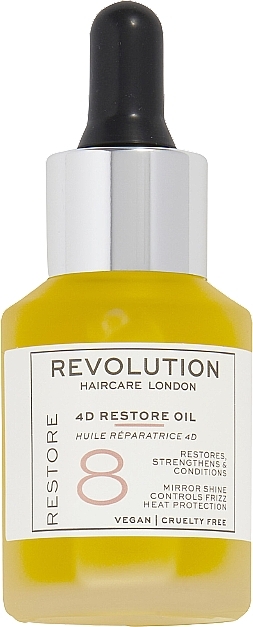 Hair Oil - Revolution Haircare 8 4D Restore Oil — photo N8