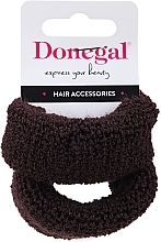 Fragrances, Perfumes, Cosmetics Hair Ties, FA-5643, 2pcs, brown - Donegal