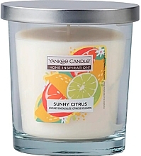 Fragrances, Perfumes, Cosmetics Scented Candle in Glass - Yankee Candle Home Inspiration Sunny Citrus Candle