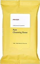 Fragrances, Perfumes, Cosmetics Makeup Remover Wipes - Manyo Pure Cleaning Tissue	