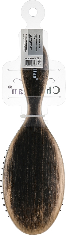 Hair Brush, CR-4260, black-golden - Christian — photo N2