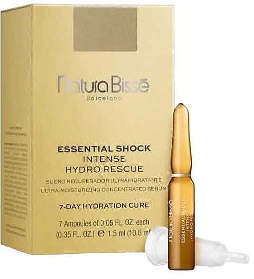 Face Ampoules - Natura Bisse Essential Shock Intense Hydro Rescue Concentrated Treatment — photo N1