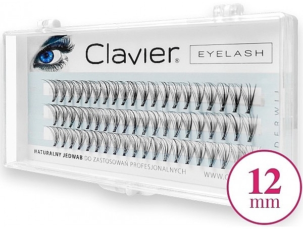 False Eyelashes, 12mm. - Clavier Eyelash — photo N4