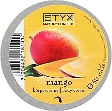 Fragrances, Perfumes, Cosmetics Body Cream "Mango" - Styx Naturcosmetic Mango Body Cream