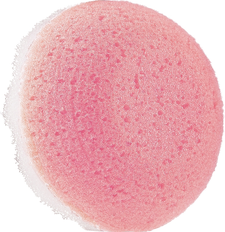 Round Bath Sponge, light pink - LULA — photo N1