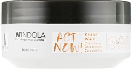 Fragrances, Perfumes, Cosmetics Glossy Hair Styling Wax - Indola Act Now! Shine Wax