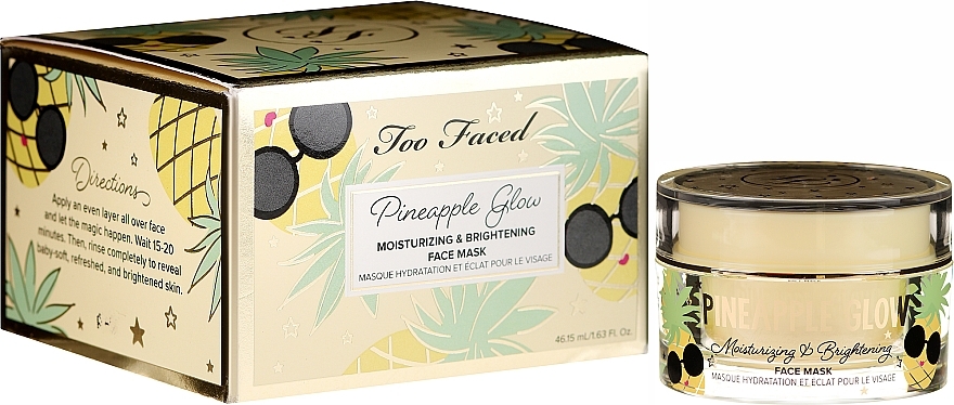 Face Mask - Too Faced Pineapple Glow Moisturising and Brightening Face Mask — photo N1