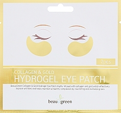 Fragrances, Perfumes, Cosmetics Hydrogel Eye Patches - BeauuGreen Collagen & Gold
