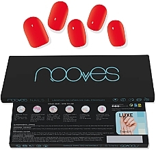 Nail Set - Nooves Starter Kit Beauty Red Pack Crimson Red & Piccante — photo N3