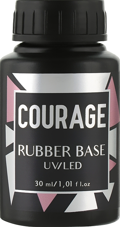 Rubber base for gel polish - Courage Rubber Base — photo N2