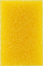 Fragrances, Perfumes, Cosmetics Massage Body Sponge, yellow - Sanel Vital Prostokat