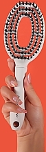 Coco White Hair Brush - Sister Young Hair Brush — photo N4