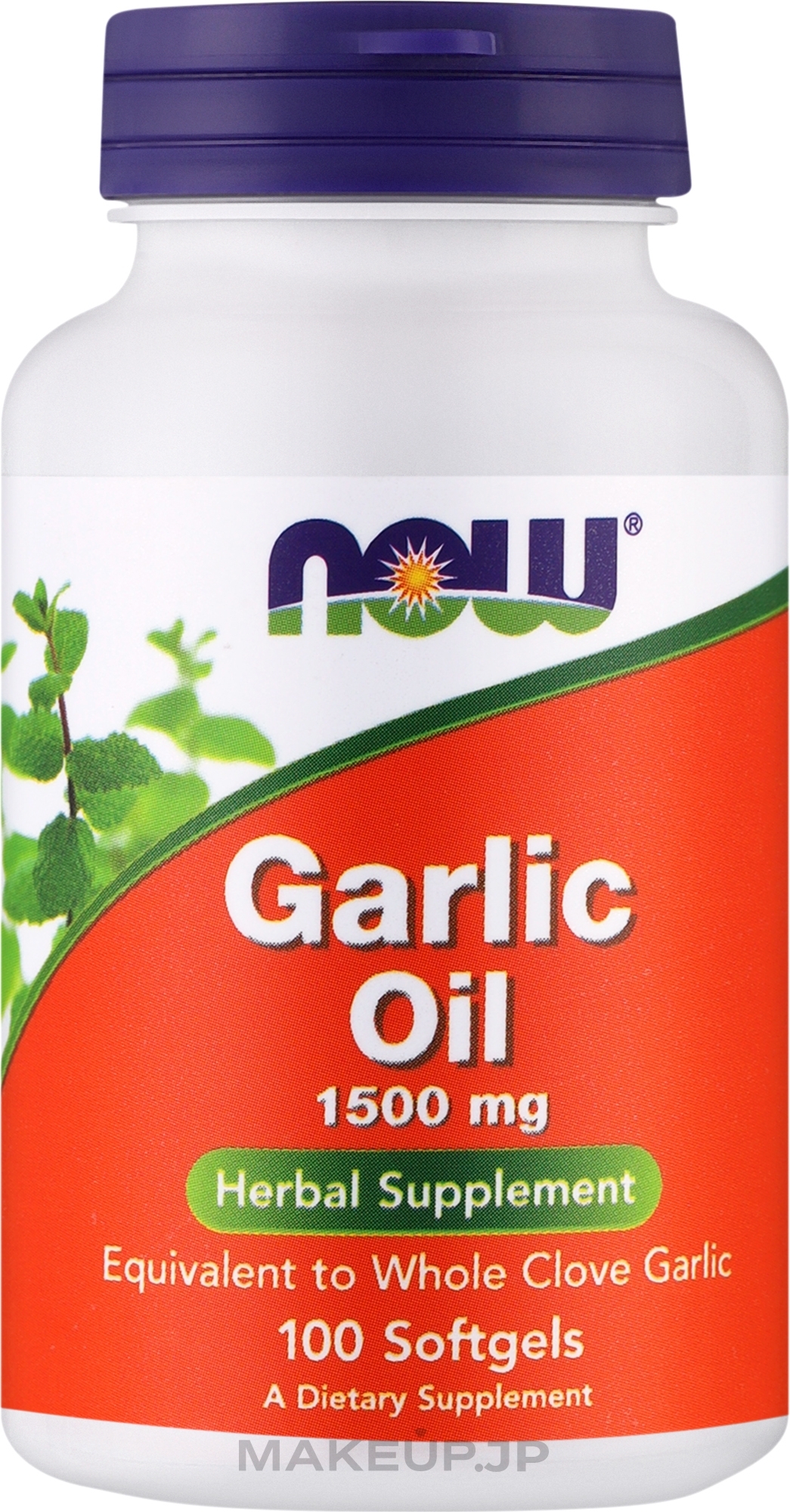 Capsules "Garlic Oil", 1500 mg - Now Foods Garlic Oil — photo 100 szt.