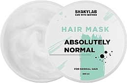 Fragrances, Perfumes, Cosmetics Normal Hair Mask "Absolutely Normal" - SHAKYLAB Hair Mask For Normal Nair