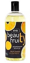 Fragrances, Perfumes, Cosmetics Yellow Fruits Shower Gel - Eva Natura Beauty Fruity Yellow Fruits Shower Gel