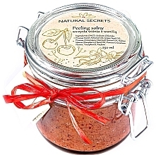 Fragrances, Perfumes, Cosmetics Salt Scrub 'Juicy Cherry & Vanilla' - Natural Secrets Peeling Solny