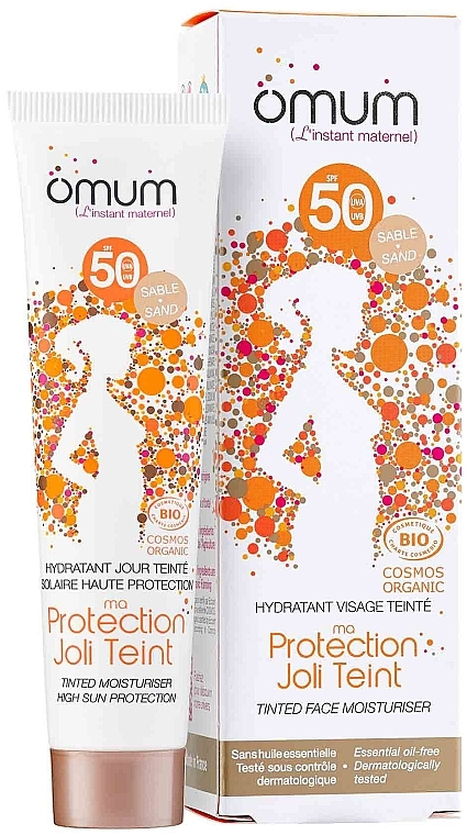 Sunscreen SPF50 - Omum Tinted Face Moisturiser — photo N1