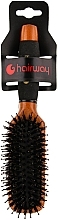 Fragrances, Perfumes, Cosmetics Massage Hair Brush "Porcupine", black bristles - Hairway 