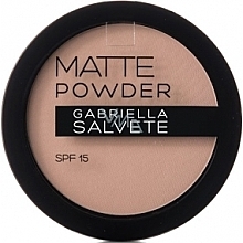 Fragrances, Perfumes, Cosmetics Mattifying Powder - Gabriella Salvete Matte Powder SPF15