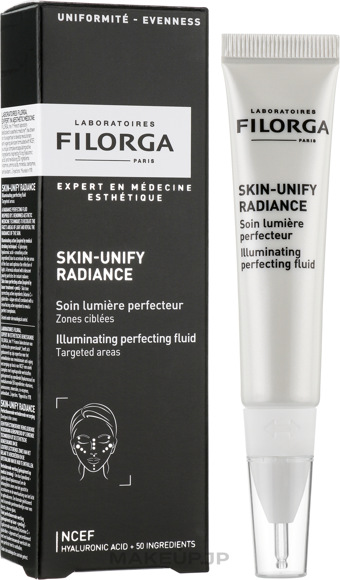 Moisturizing Face Fluid - Filorga Skin-Unify Radiance Care Iluminating Perfecting Fluid — photo 15 ml