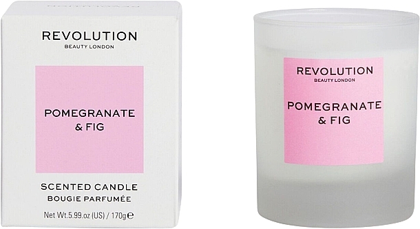 Pomegranate & Fig Scented Candle - Makeup Revolution Pomegranate & Fig Scented Candle — photo N1