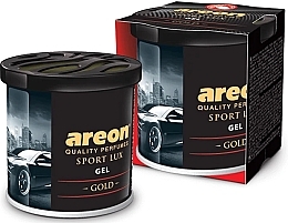 Fragrances, Perfumes, Cosmetics Gold Perfumed Air Gel - Areon Gel Can Sport Lux Gold