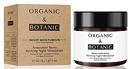 Revitalizing Night Face Cream - Organic & Botanic Amazonian Berry Reviving Night Moisturiser — photo N1