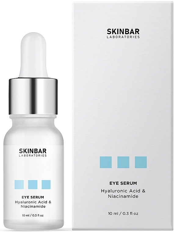 Lifting Eye Contour Serum with Hyaluronic Acid and Niacinamid - SKINBAR Hyaluronic Acid & Niacinamide Eye Serum — photo N4