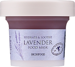 Fragrances, Perfumes, Cosmetics Moisturizing & Soothing Lavender Face Mask - Skinfood Lavender Food Mask