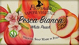 Natural Soap "White Peach" - Florinda White Peach Natural Soap — photo N1