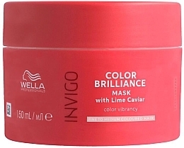 Caviar Lime Mask for Color-Treated, Normal & Thin Hair - Wella Professionals Invigo Color Brilliance Vibrant Color Mask — photo N1