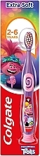 Fragrances, Perfumes, Cosmetics Kids Toothbrush, 2-6 yrs, purple-pink - Colgate Smiles Kids Extra Soft