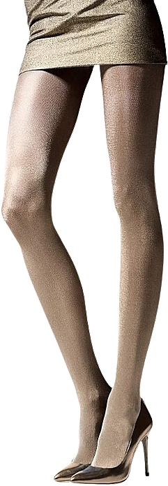 Metallic Tights 'Brilliance', 50 Den, gold - Knittex — photo N2